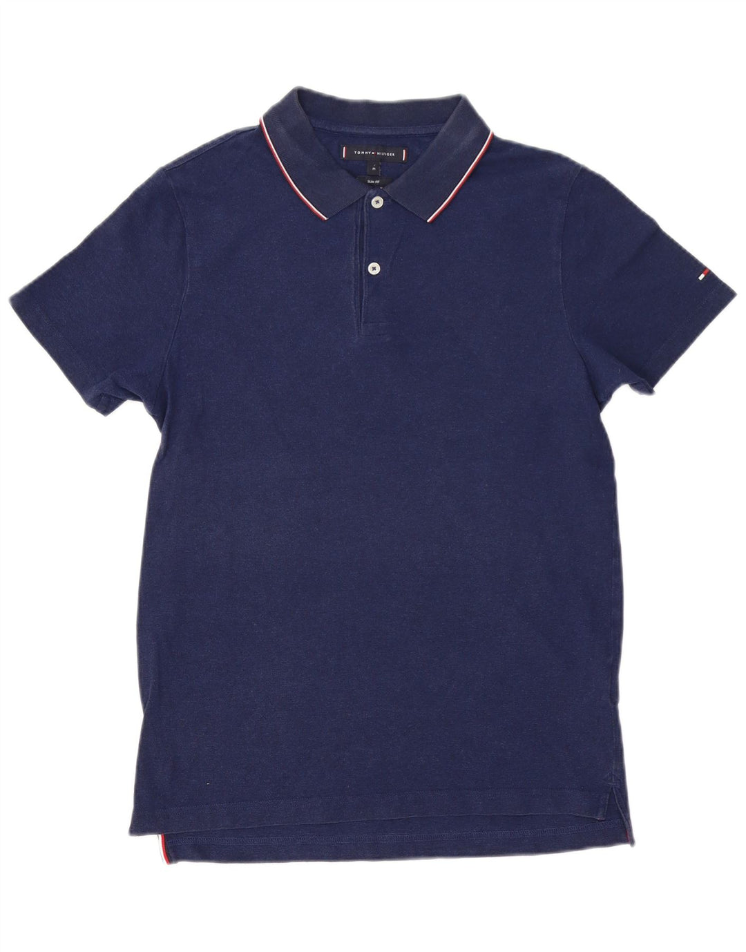 TOMMY HILFIGER Polo Slim Fit para Hombre Algodón Azul Marino Medio