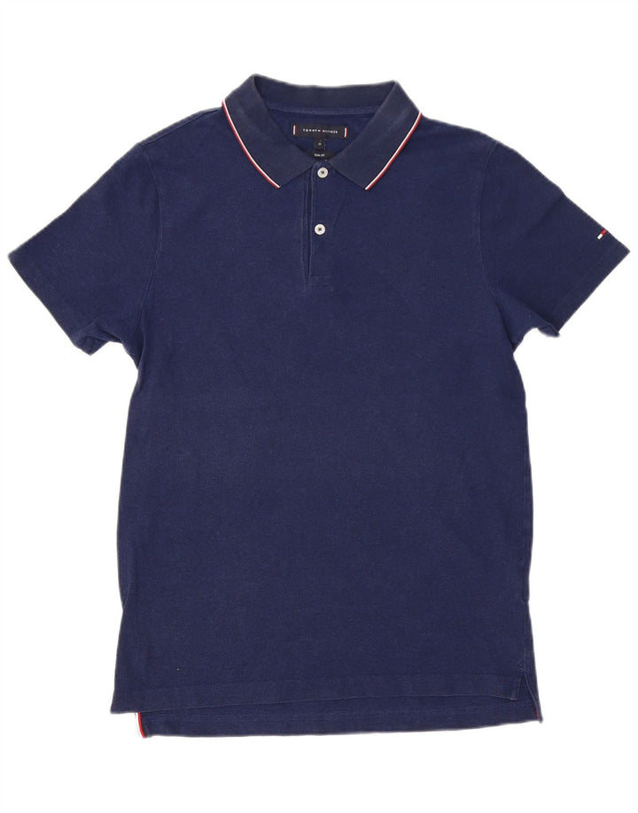 TOMMY HILFIGER Polo Slim Fit para Hombre Algodón Azul Marino Medio