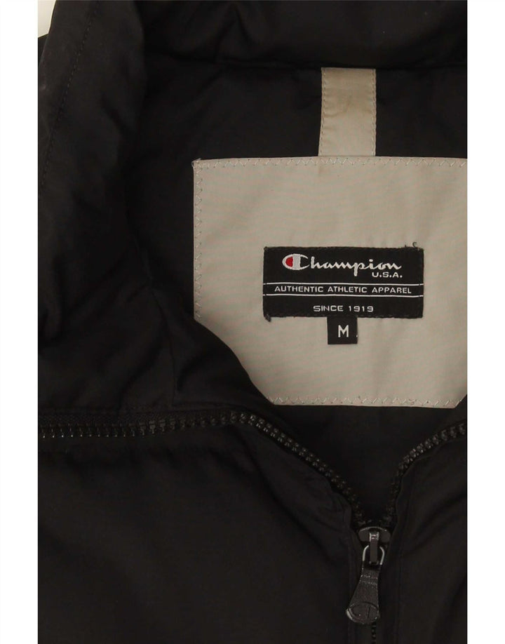 Champion Chaleco acolchado para mujer UK 44 Mediano Negro Poliéster