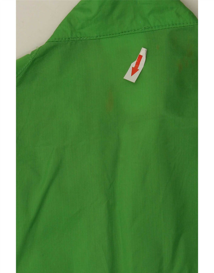 Adidas Hombre Chándal Top Chaqueta Pequeña Nylon Verde