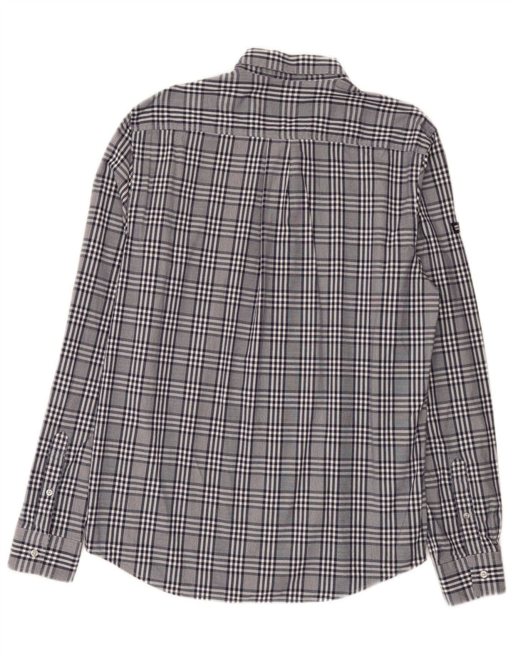 Camisa Superdry De Corte Regular Para Hombre Con Cuadros Grises Grandes