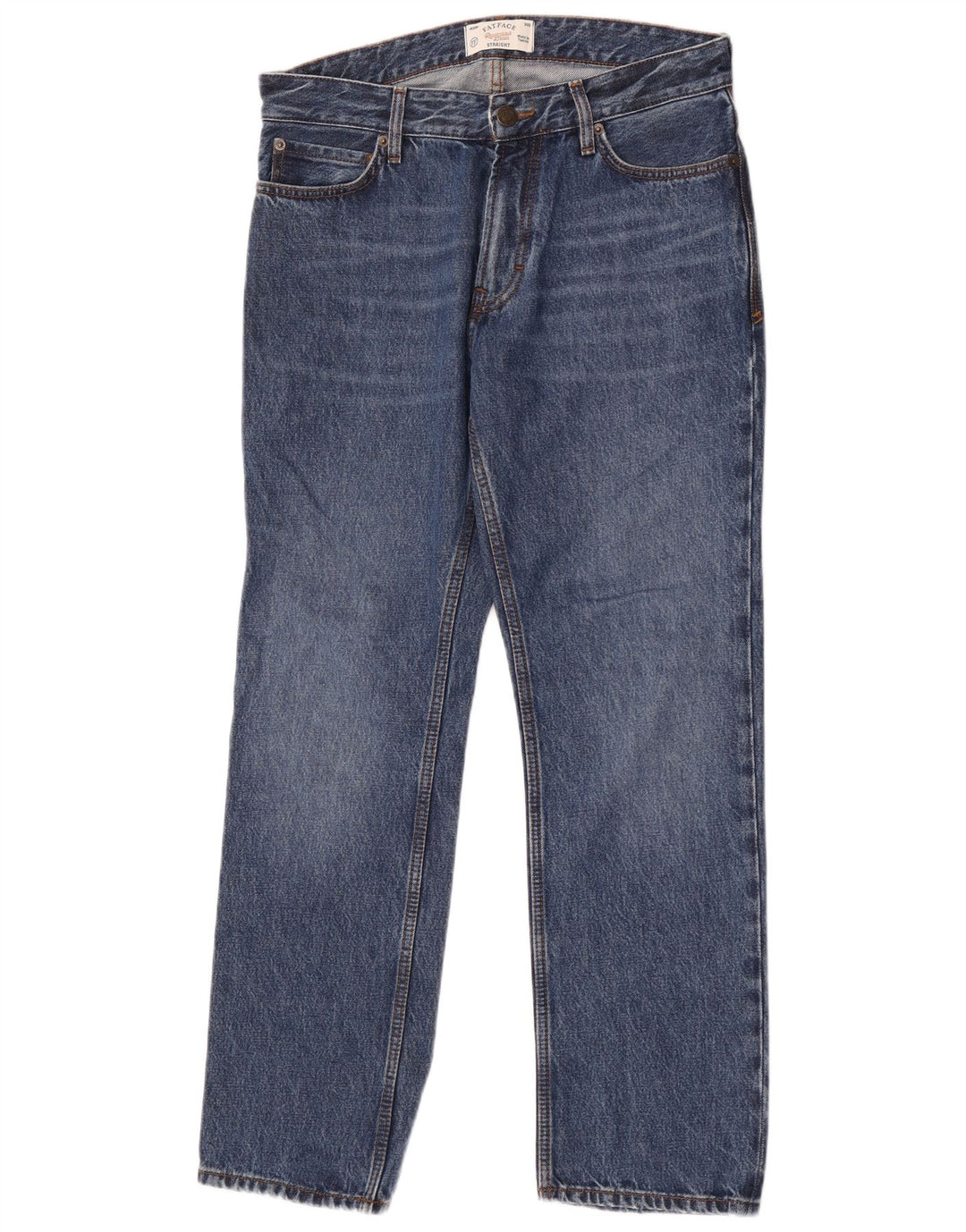 Vaqueros rectos para hombre Fat Face W30 L30 Algodón azul