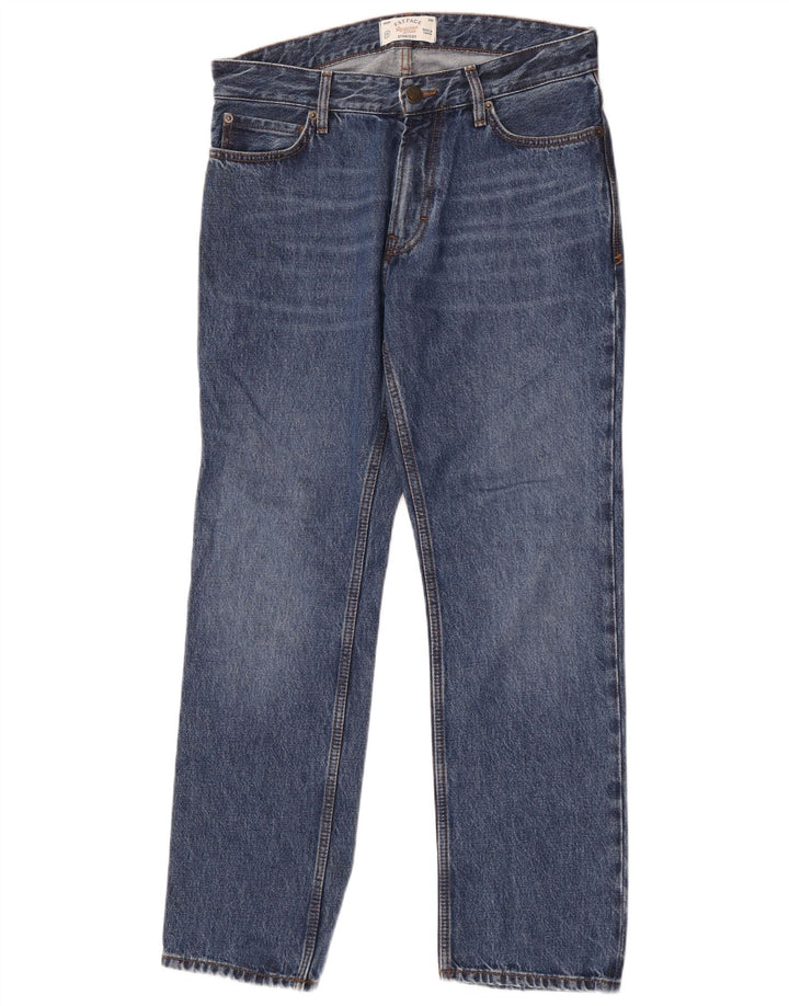Vaqueros rectos para hombre Fat Face W30 L30 Algodón azul