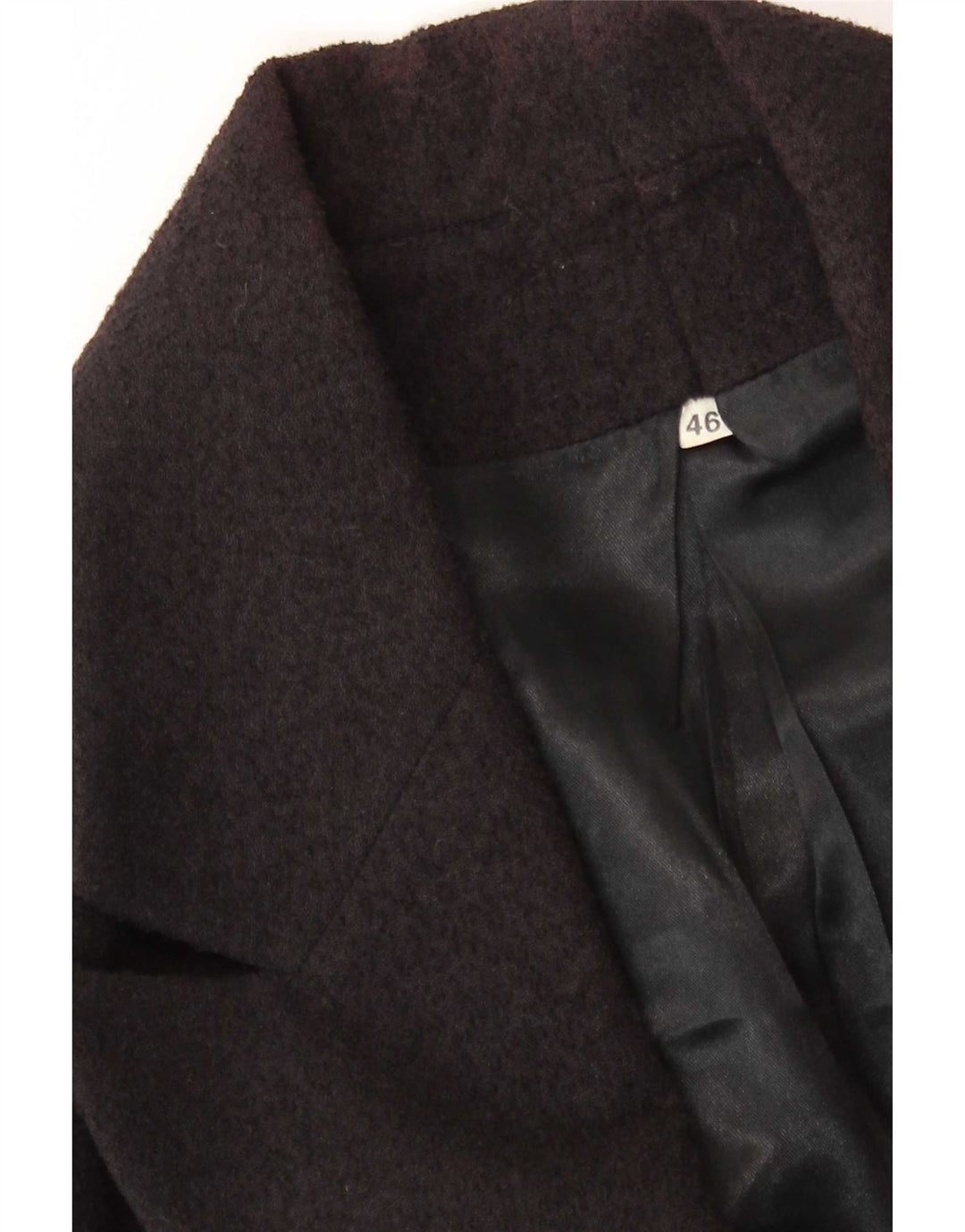 Vintage mujer 1 botón Blazer chaqueta IT 46 grande negro