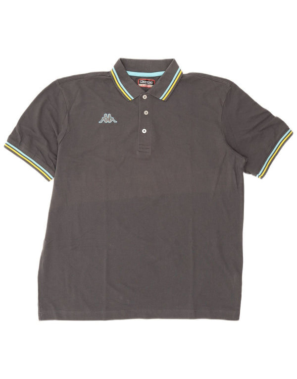 Kappa Polo Hombre XL Gris Algodón