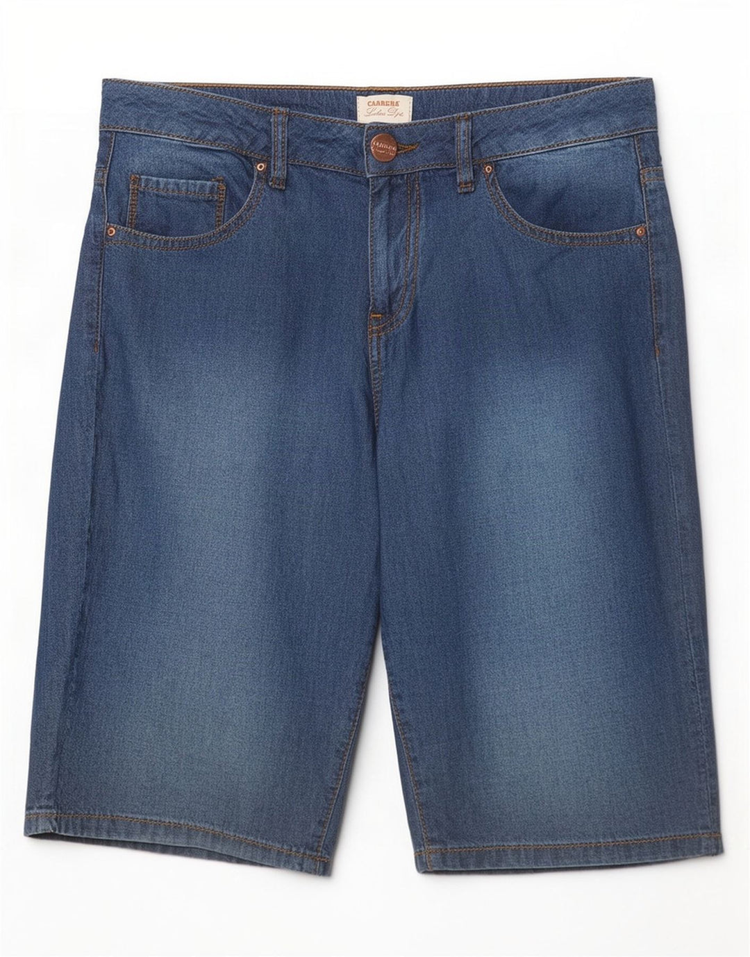 Shorts Vaqueros Mujer Carrera W27 Small Azul Algodón