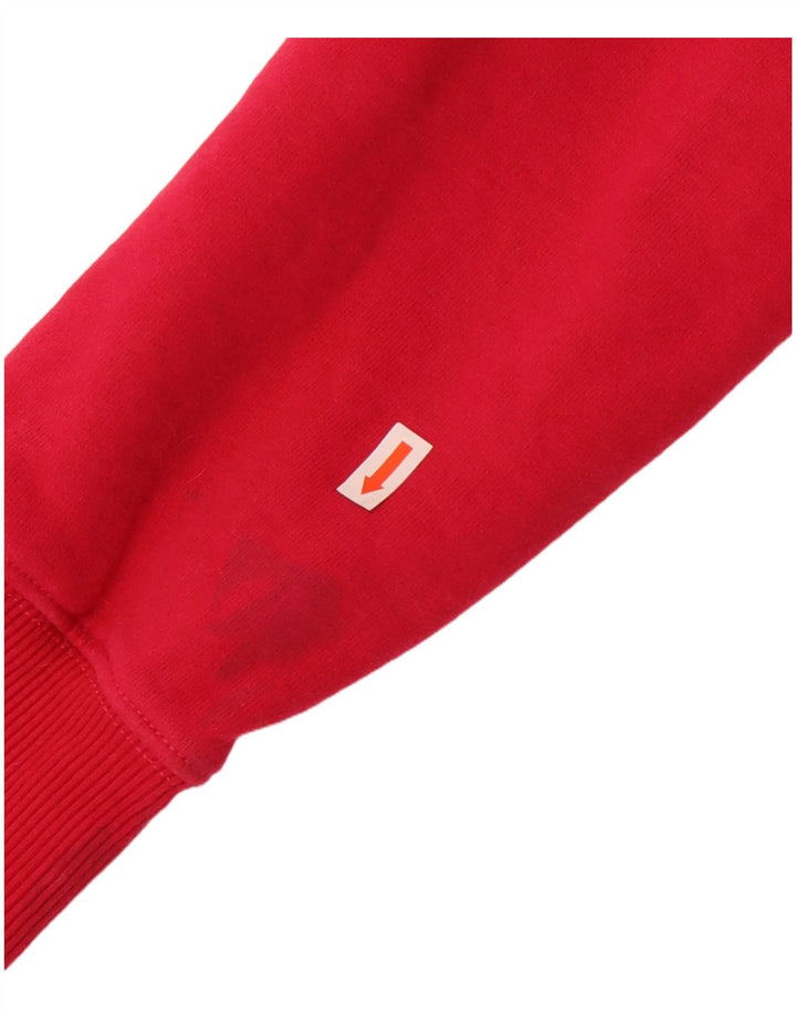 Superdry Jersey con capucha gráfica para mujer Reino Unido 44 Algodón rosa medio