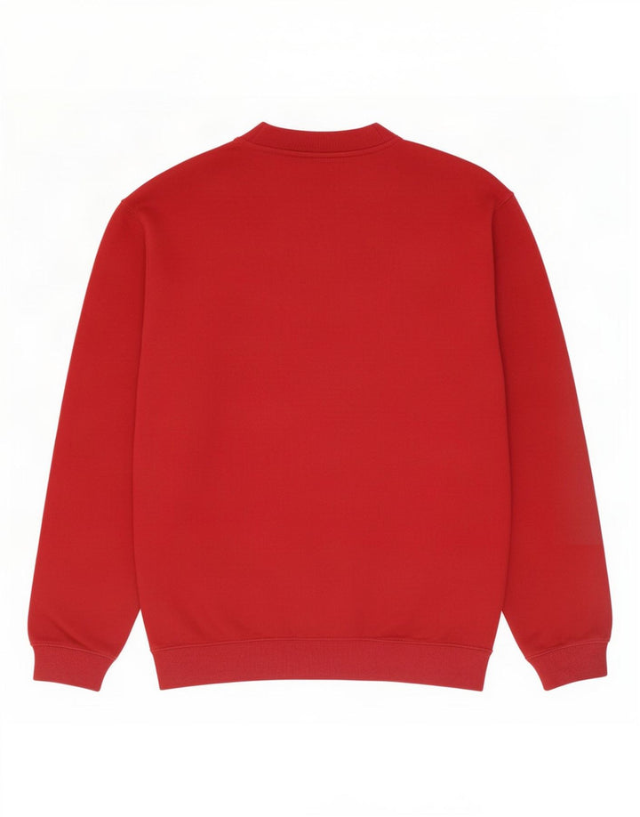 Wrangler Hombre Sudadera Jumper Large Rojo Algodón