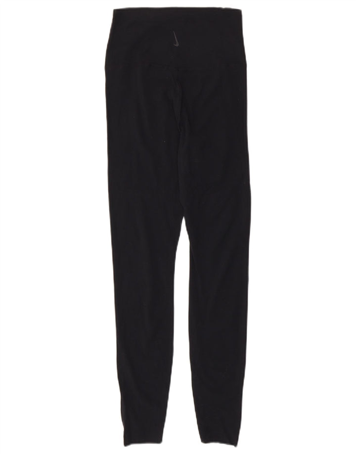 NIKE Leggings Dri Fit para Mujer UK 8 Small Black Nylon
