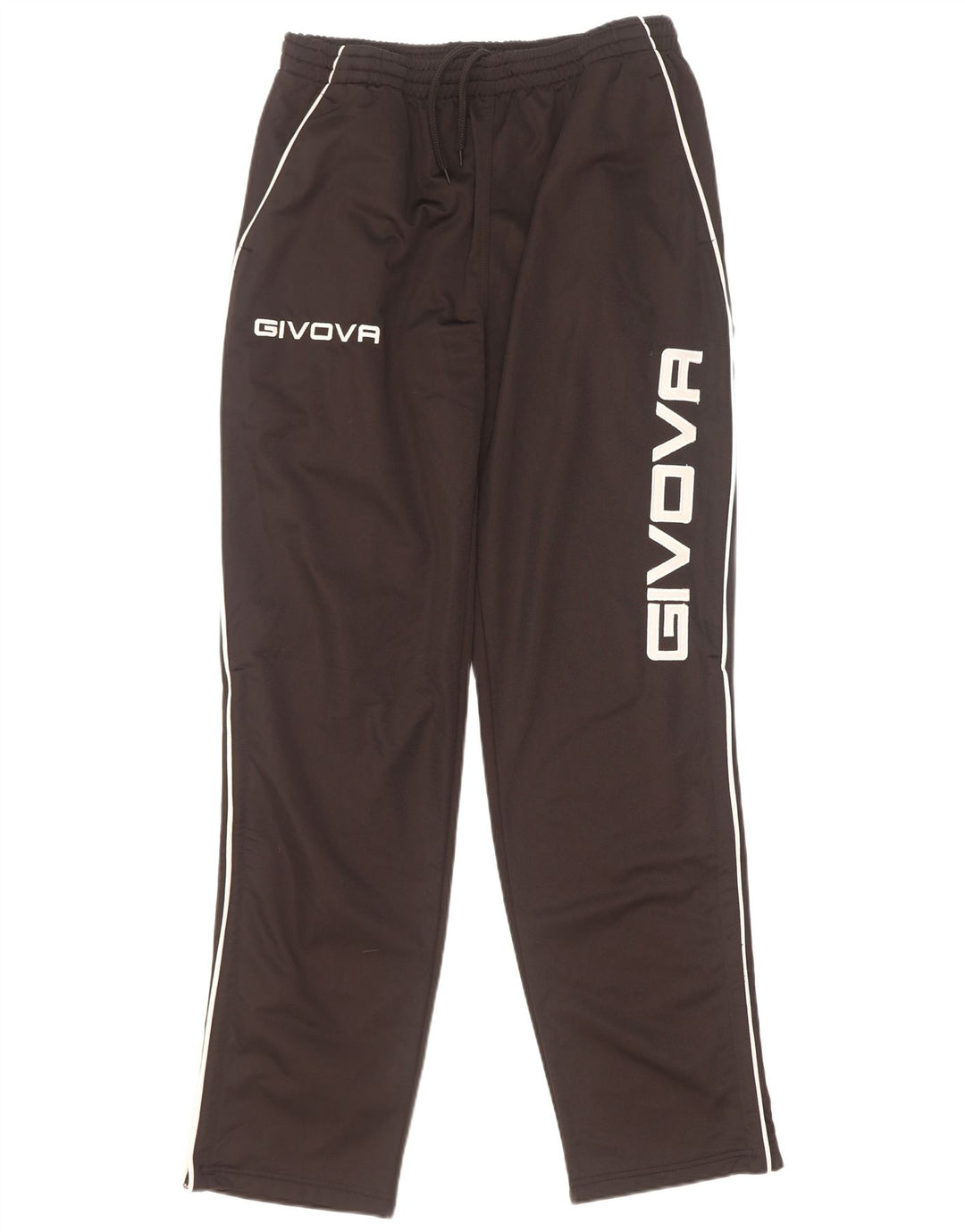 Givova Hombre Pantalones De Chándal Gráfico Grande Poliéster Negro