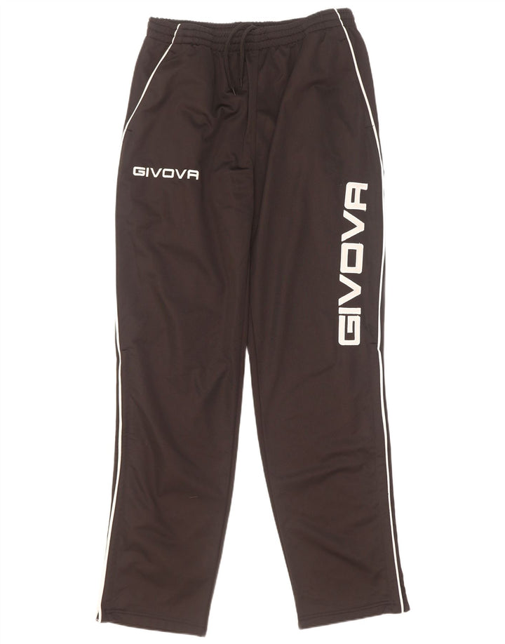 Givova Hombre Pantalones De Chándal Gráfico Grande Poliéster Negro