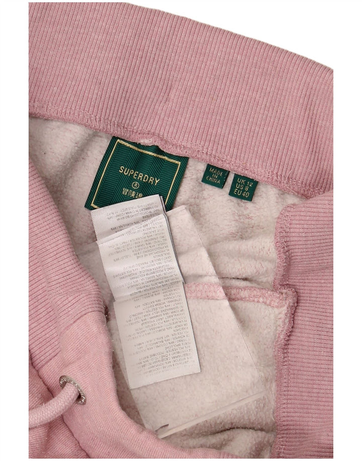 Superdry Pantalones de chándal para mujer Joggers UK 42 Poliéster rosa medio