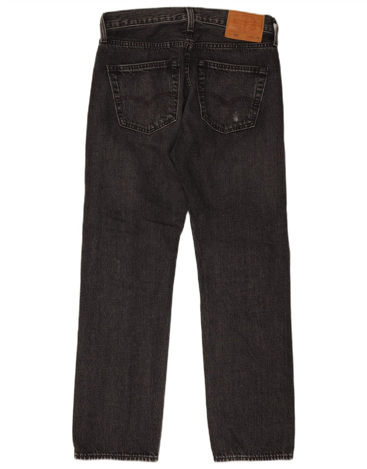 Levi's Vaqueros rectos 501 para hombre W28 L28 Algodón gris