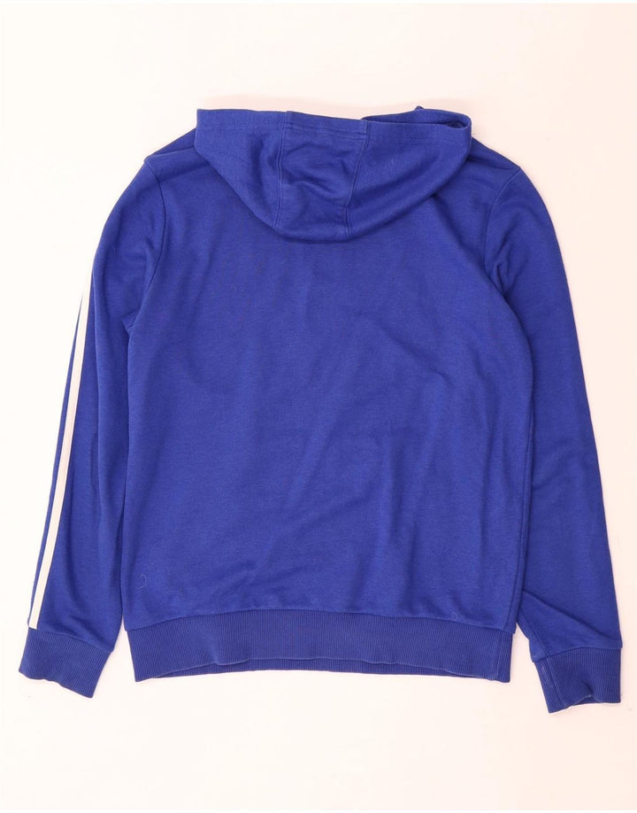 ADIDAS Sudadera con capucha gráfica para niños 13-14 años Algodón azul