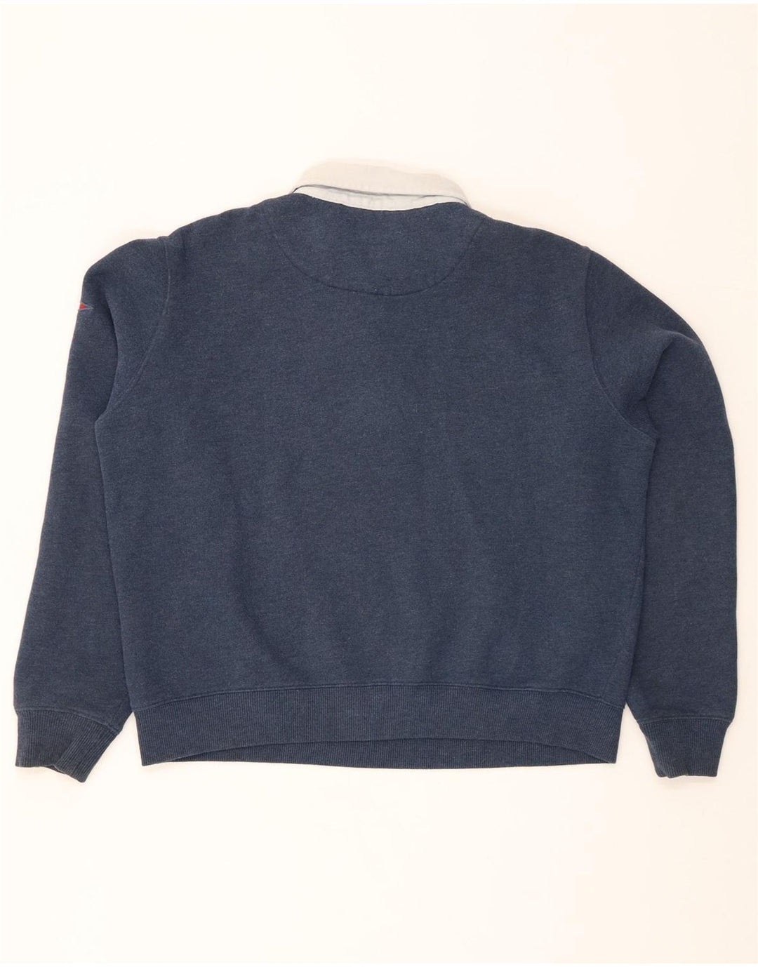 SUPERDRY Womens Oversized Sweatshirt Jumper UK 14 Large Navy Blue
