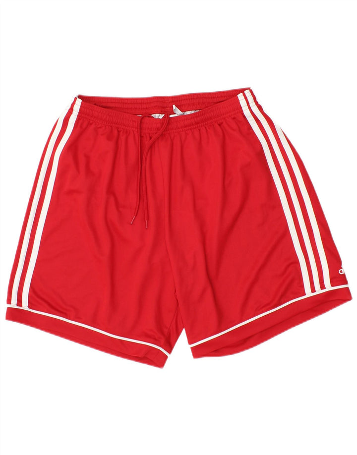 Adidas Mens Climalite Sport Shorts Medio Rojo Poliéster