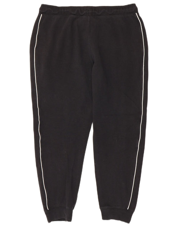 Nike Pantalones de chándal para Hombre Joggers Large Negro Rayas de algodón
