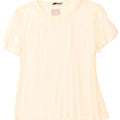 Calvin Klein Jeans Blusa para mujer Top UK 10 Small Off White