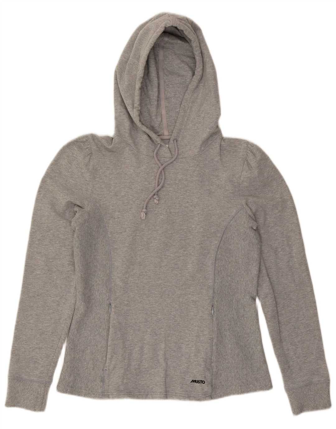 Musto Sudadera con capucha para mujer UK 10 Small Grey Cotton
