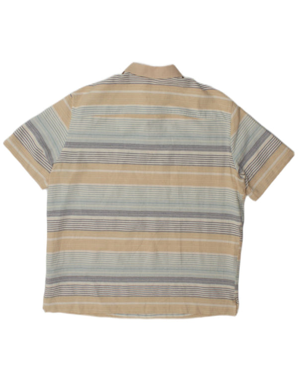 Zara Polo Hombre Algodón Rayas Multicolor Grande
