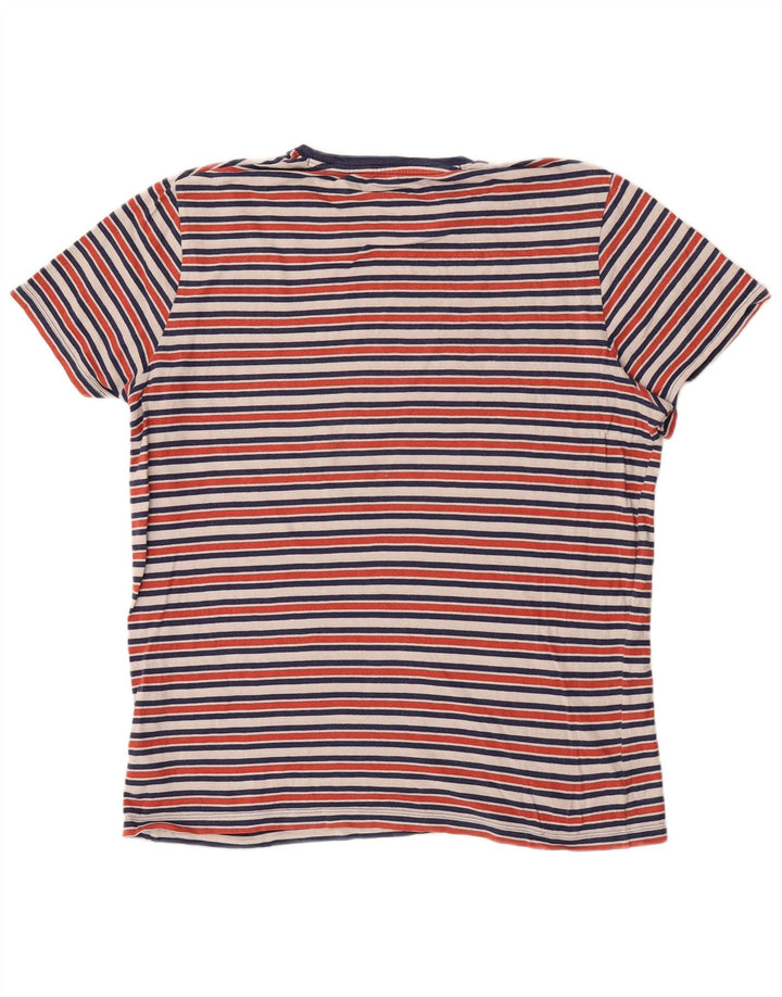 Wrangler Camiseta De Hombre Top Grande De Algodón A Rayas Multicolor