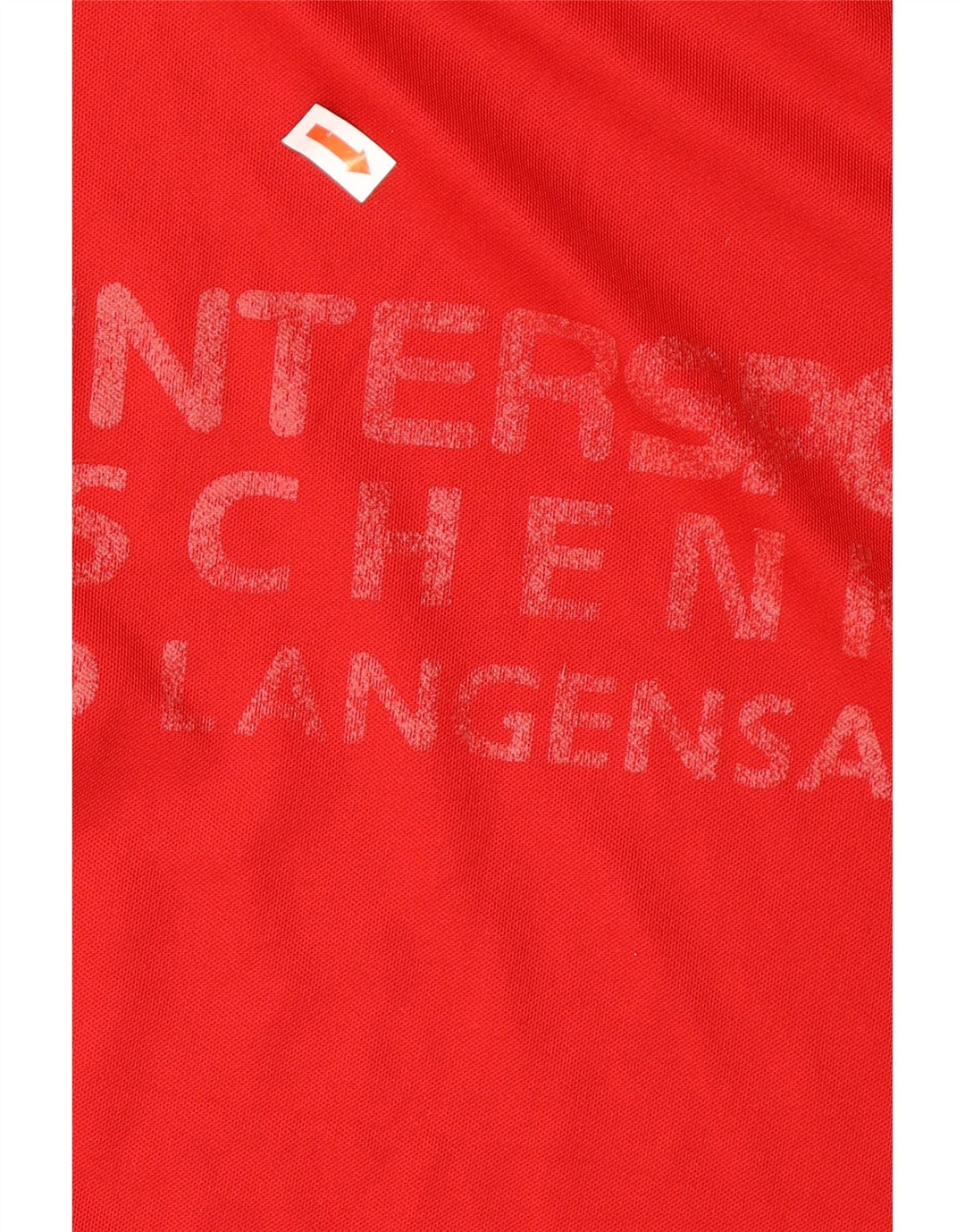 ADIDAS Camiseta gráfica Climalite para hombre Top XL Poliéster rojo