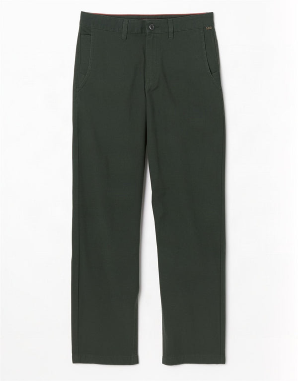 Vans Pantalón chino relajado y cónico para hombre W32 L30 Algodón verde