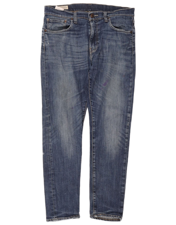 Levi's Hombre 512 Slim Tapered Jeans W33 L30 Algodón Azul