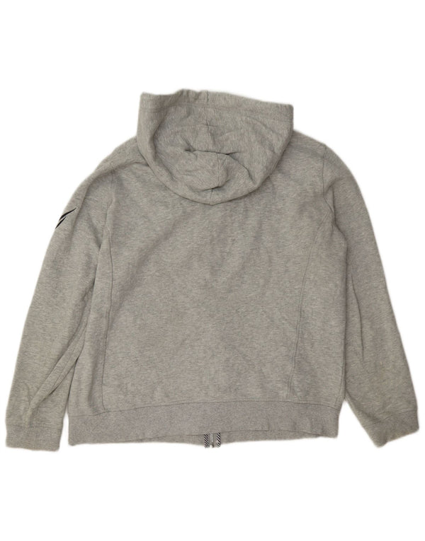 Nautica Sudadera con capucha y cremallera gráfica para mujer Reino Unido 46 Algodón gris grande