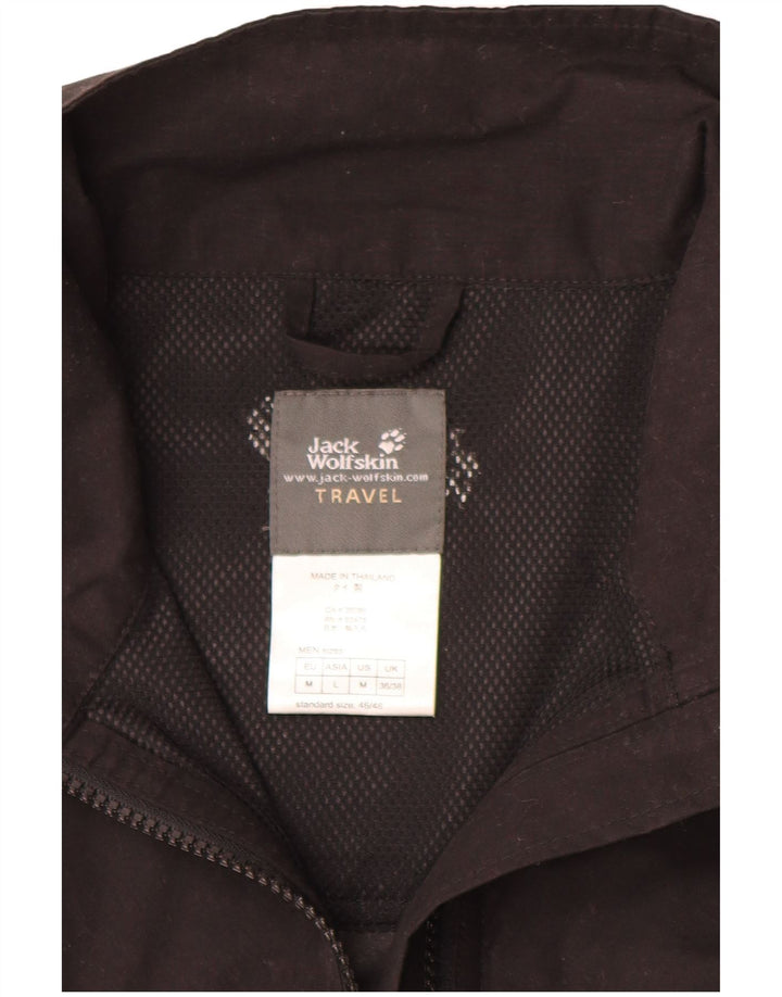Jack Wolfskin Chaqueta de chándal sin mangas para hombre UK 36/38 Medium Black