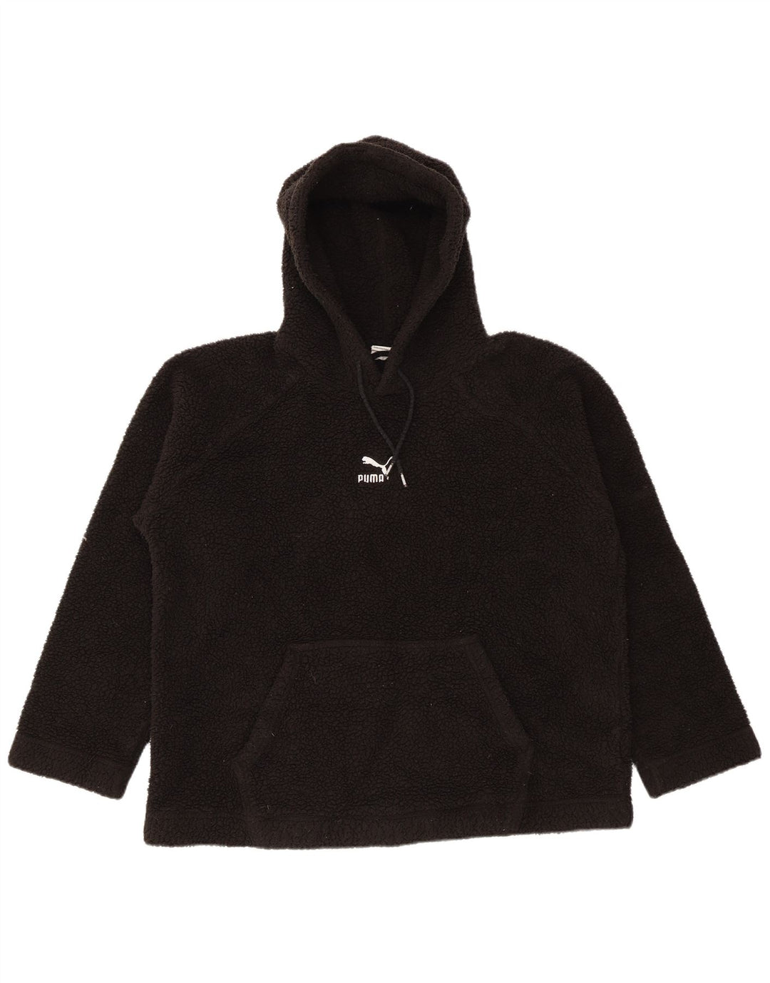 Puma Jersey De Forro Polar Con Capucha Para Hombre Poliéster Negro Mediano
