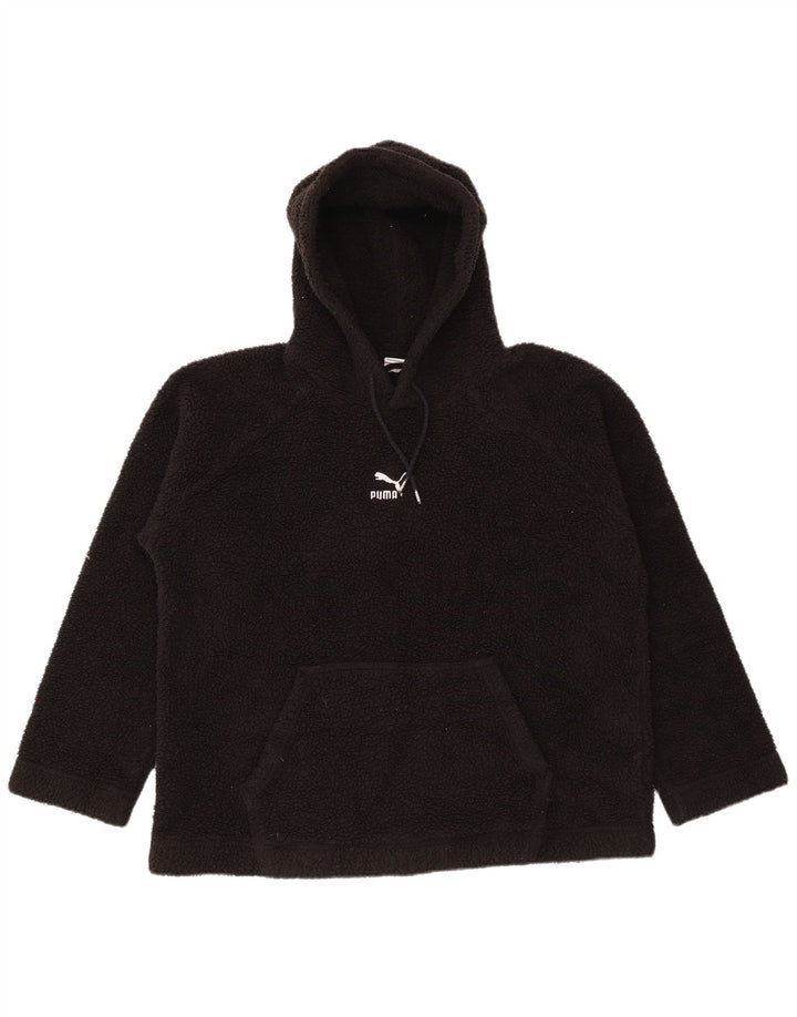 Puma Jersey De Forro Polar Con Capucha Para Hombre Poliéster Negro Mediano
