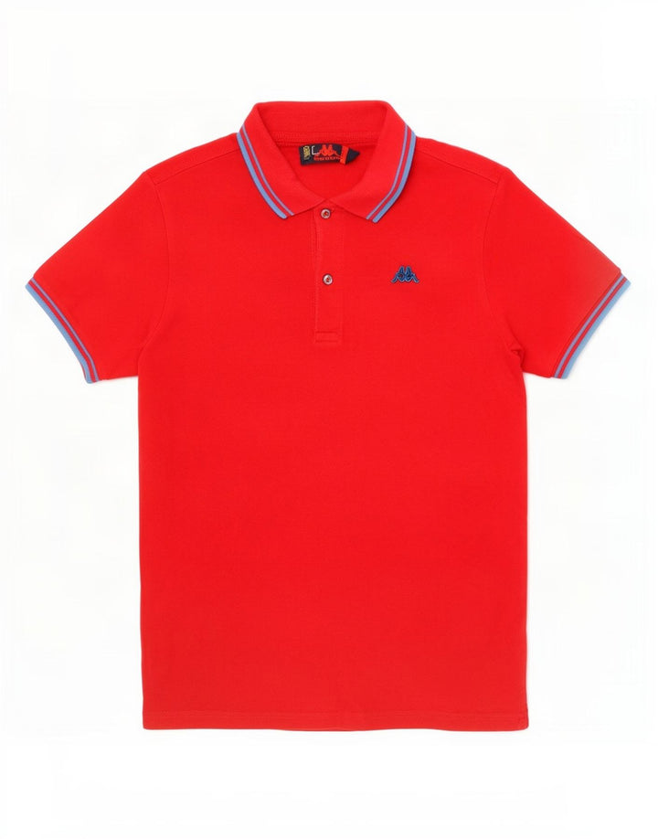 Kappa Polo Hombre Grande Rayas Rojas