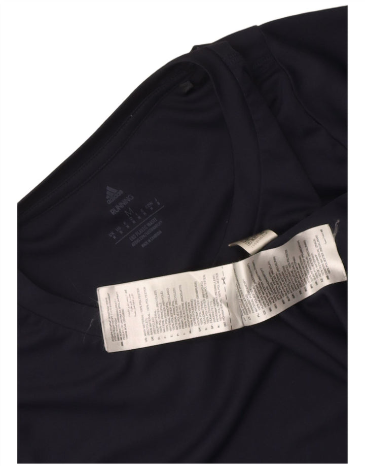 Adidas Hombre Aeroready Camiseta Superior Medio Azul Marino Poliéster