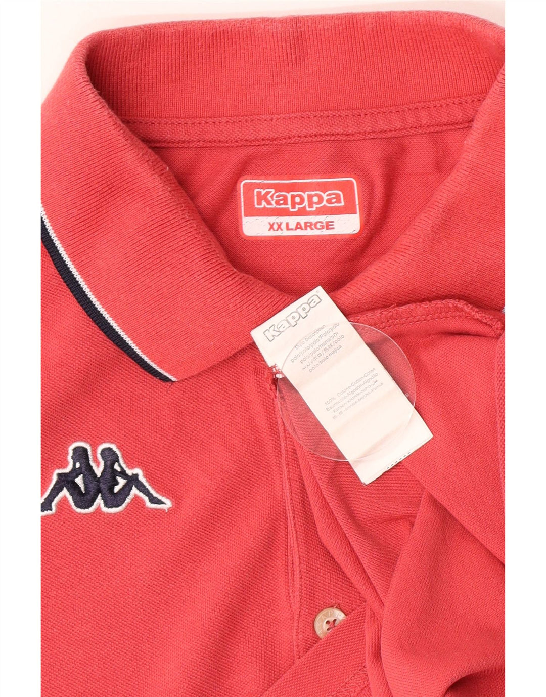 Kappa Polo Hombre 2XL Algodón Rosa