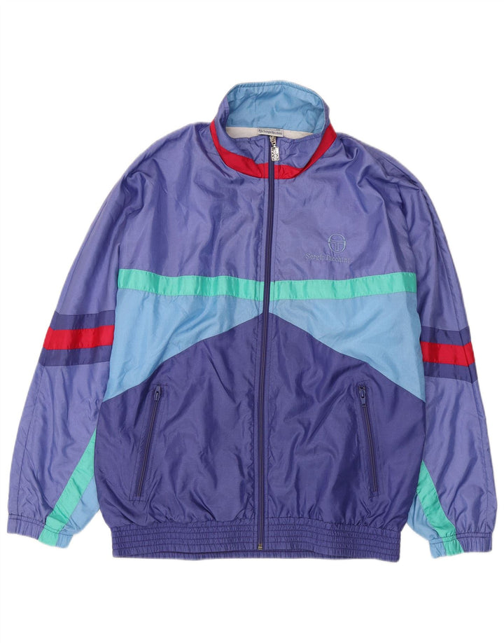 Sergio Tacchini Chándal completo para hombre IT 46 Small Blue Colourblock Poliamida