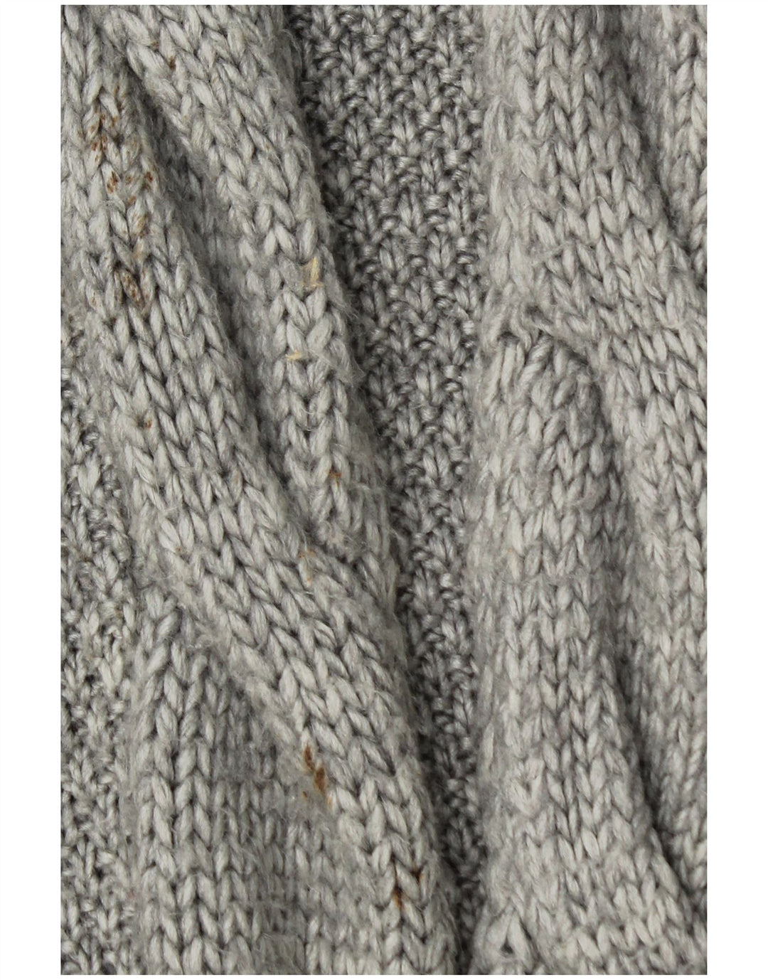 Zara Mujer Longline Open Cardigan Suéter UK 44 Gris Medio