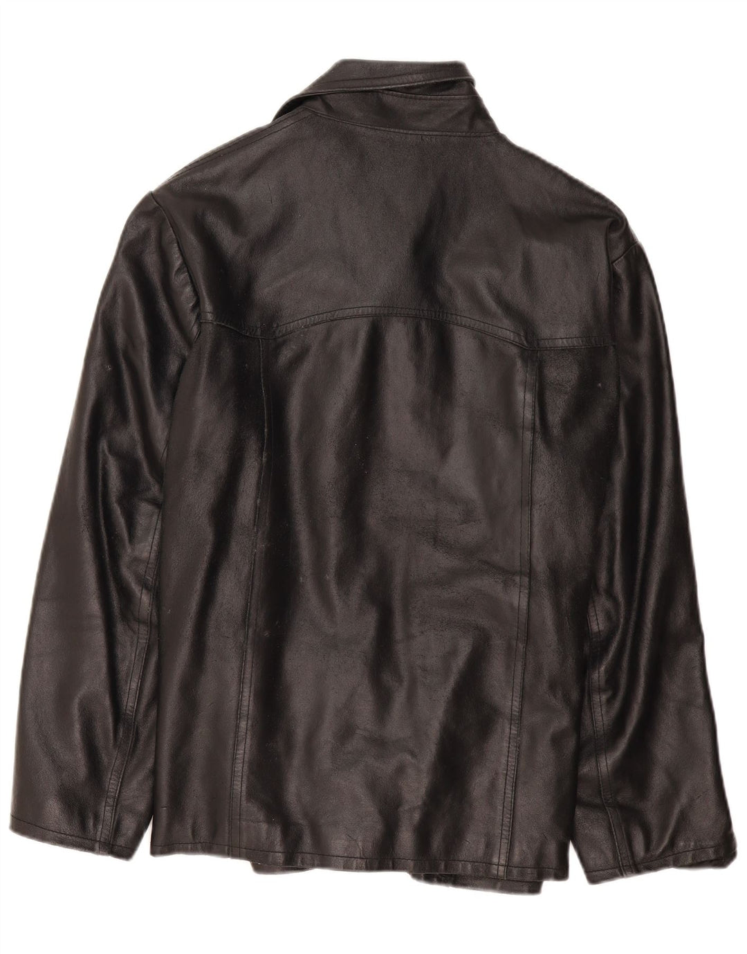 Terranova Chaqueta de cuero para mujer UK 20 2XL Negro