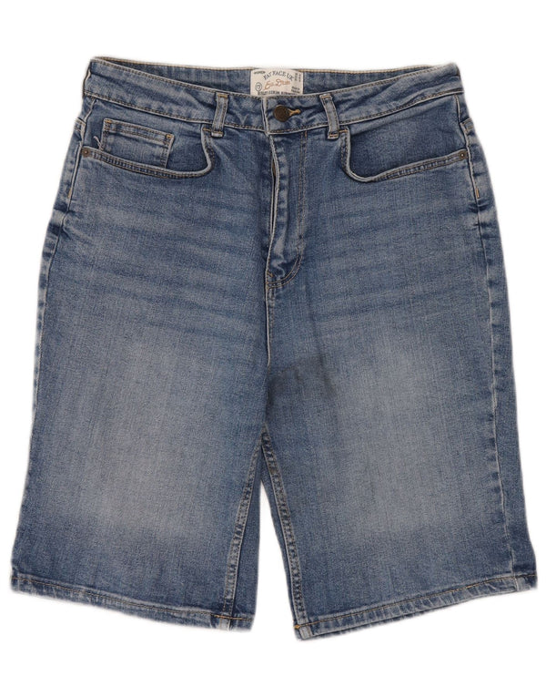 Bermudas vaqueras para mujer Fat Face UK 40 Large W30 Algodón azul