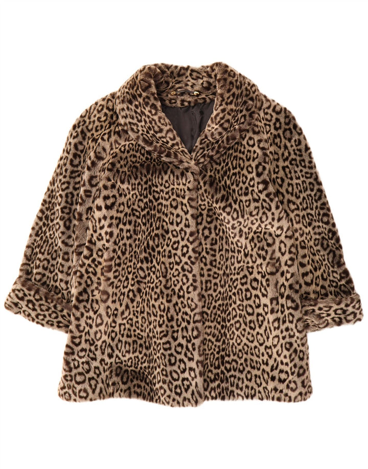 Abrigo C&A Mujer YOUR SIXTH SENSE IT 44 Estampado animal marrón medio