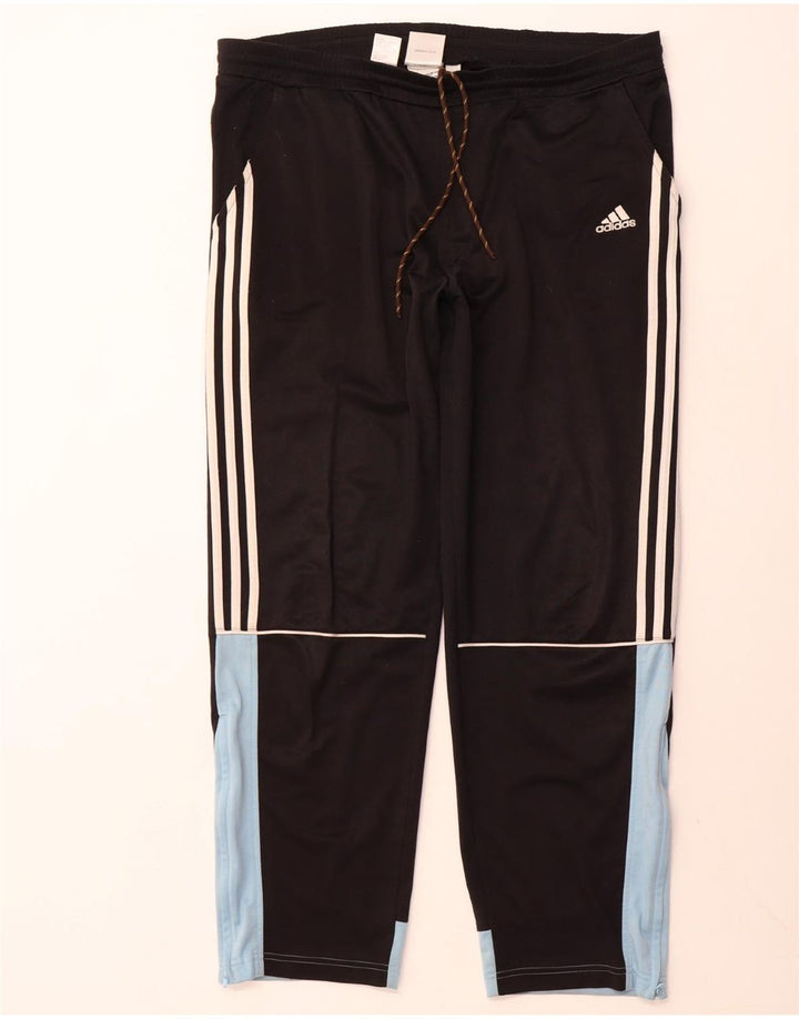 Pantalón de chándal ADIDAS para hombre 2XL Poliéster color block negro