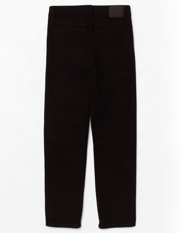 Pantalones Levi's Mujer Rectos Casuales W28 L26 Algodón Negro