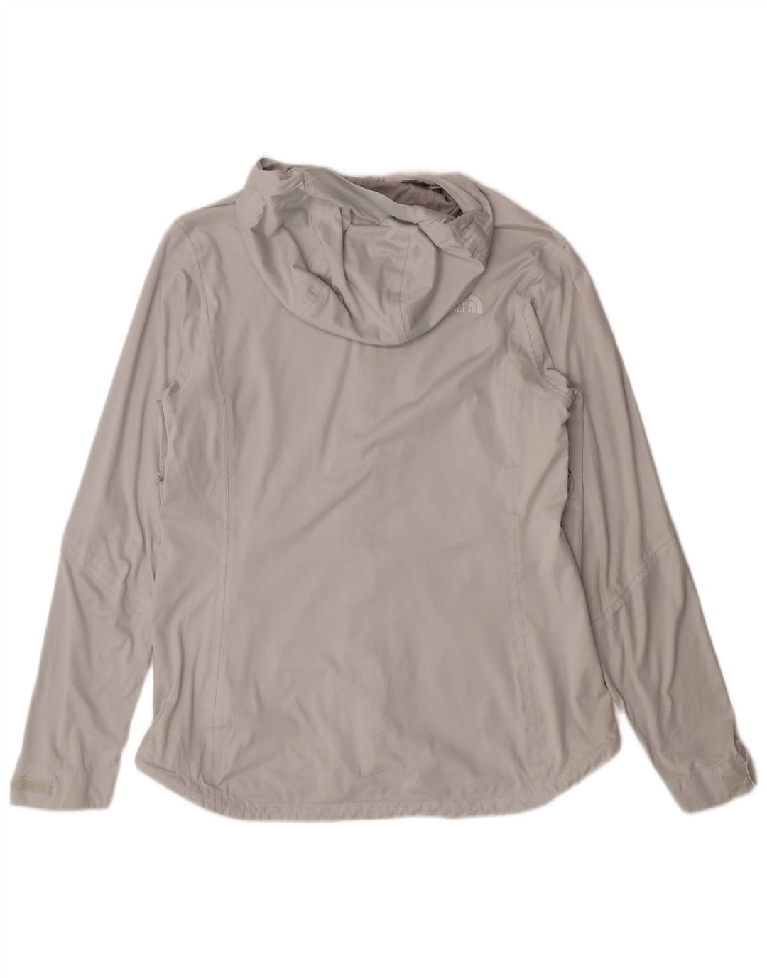 THE NORTH FACE Chaqueta impermeable con capucha para mujer UK 44 Poliéster gris grande