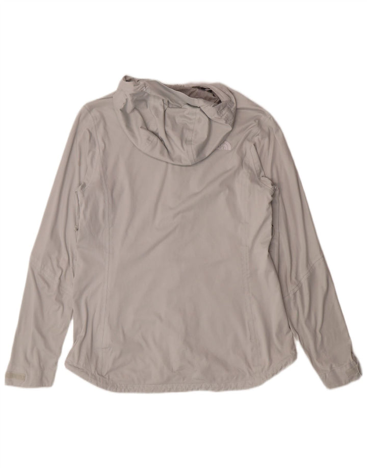 THE NORTH FACE Chaqueta impermeable con capucha para mujer UK 44 Poliéster gris grande