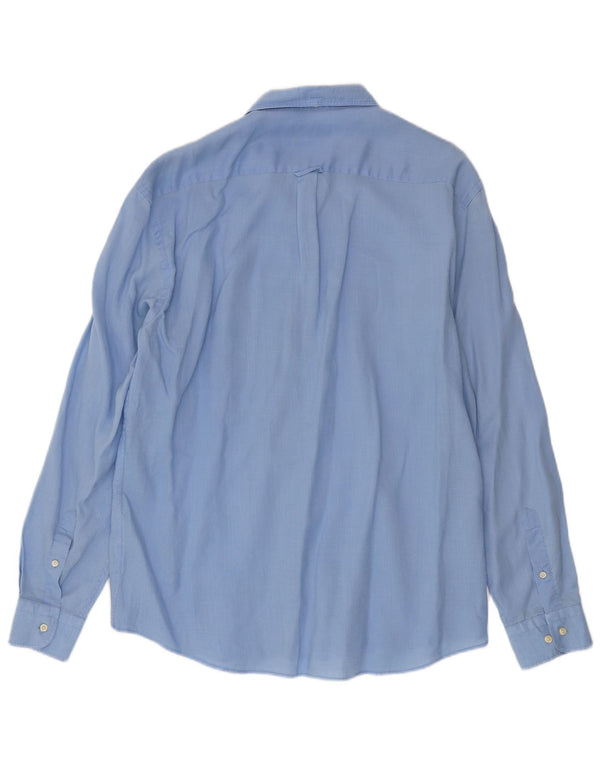 Polo Ralph Lauren Camisa Slim Fit para Hombre 2XL Lino Azul