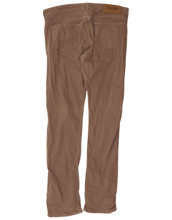 Calvin Klein Jeans Slim para Hombre IT 52 XL W36 L33 Algodón Marrón