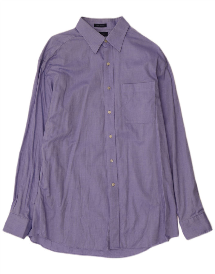 Camisa Tommy Hilfiger para hombre talla 16 algodón azul grande