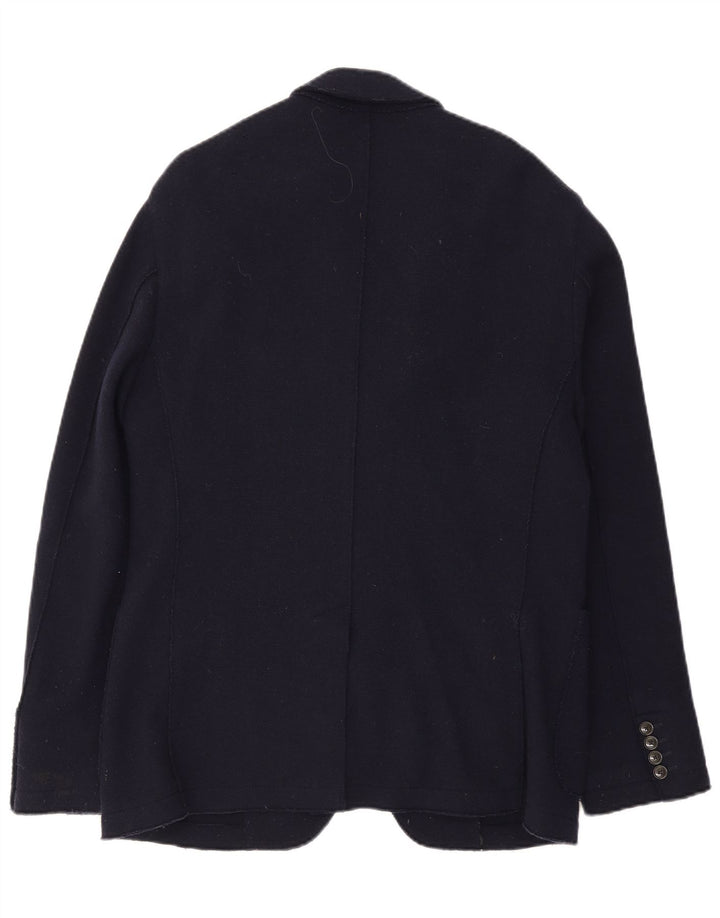 Tommy Hilfiger Chaqueta tipo blazer de 3 botones para hombre IT 54 2XL Lana azul marino