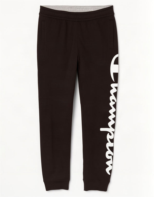 Champion Pantalones De Chándal Con Gráficos Para Hombre Joggers De Algodón Negro Grande