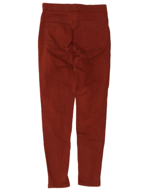 Marks & Spencer Pantalones Jegging Casuales para Mujer UK 10 Small W28 L28 Marrón